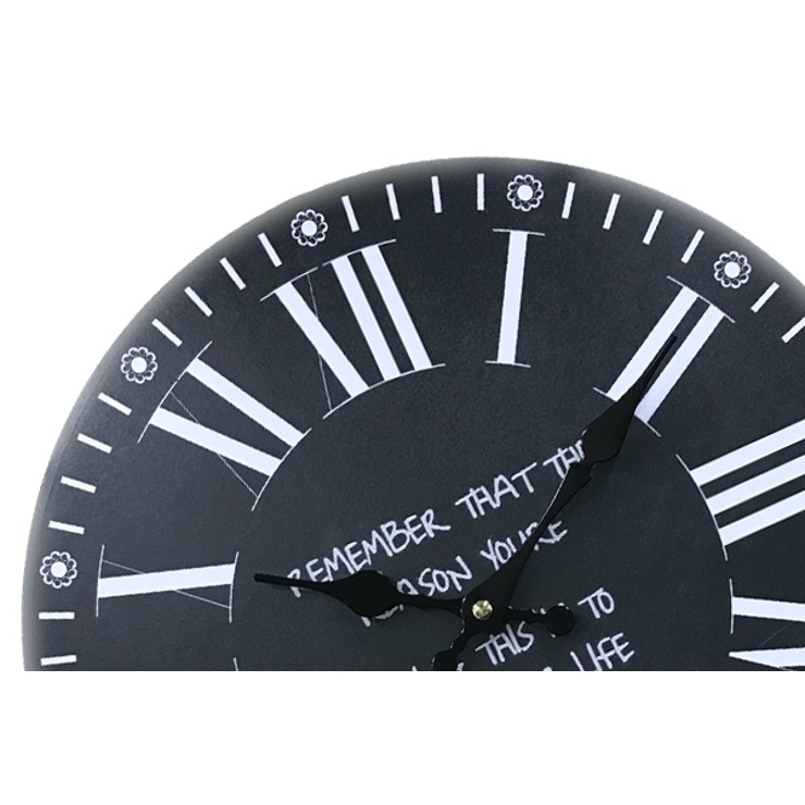 掛け時計 33cm ブラックボード | livingut | 詳細画像5 