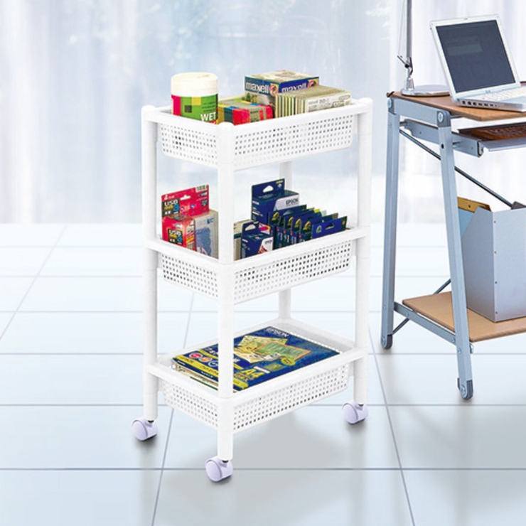 マルチワゴン システムバスケット キャスター付き | livingut | 詳細画像3 