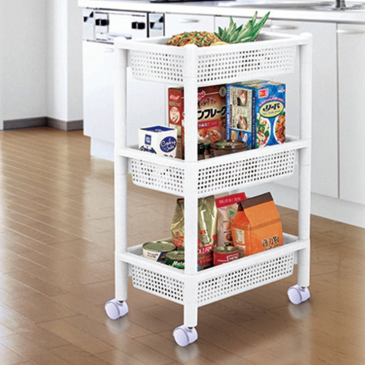 マルチワゴン システムバスケット キャスター付き | livingut | 詳細画像4 