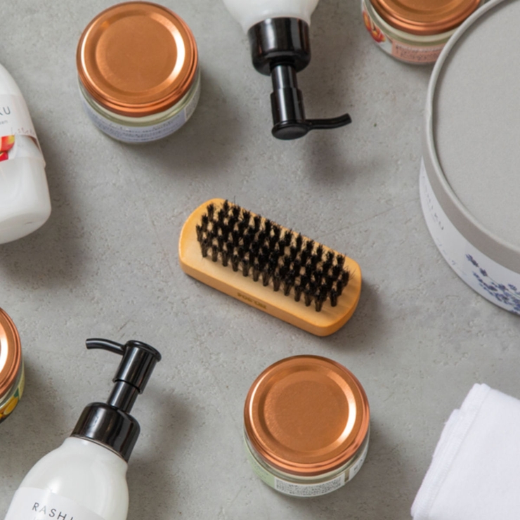 靴磨き レザーシューズ用 豚毛ブラシ | livingut | 詳細画像7 