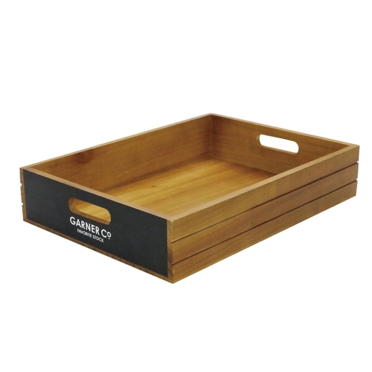 ウッドボックス  ROUTE66 BLACK×WALNUT 収納箱 新品 未使用 マナベインテリアハーツ 収納ボックス 木製 収納 ケース 幅38 奥行26