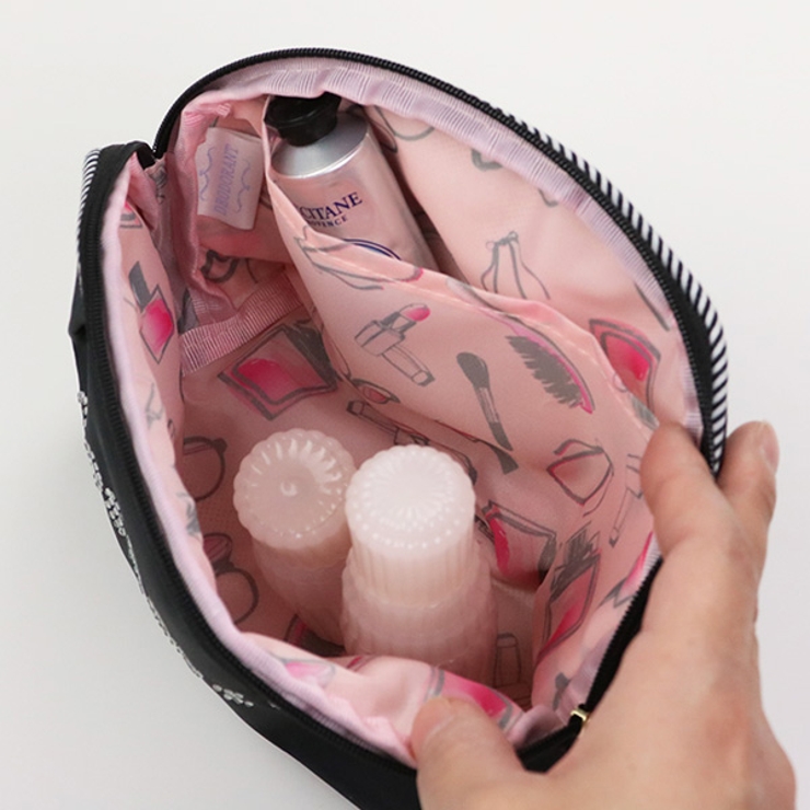 ポーチ 化粧ポーチ 仕切り | livingut | 詳細画像5 