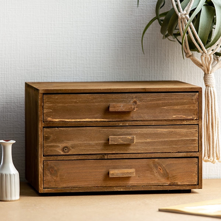 チェスト 3段 幅33×奥行24 | livingut | 詳細画像5 