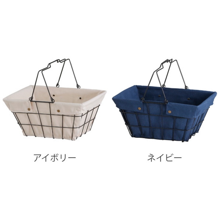 ワイヤーバスケット M 幅39×奥行27×高さ18cm | livingut | 詳細画像3 