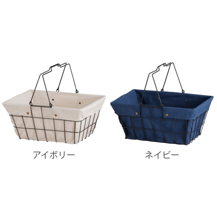 ワイヤーバスケット L 幅43×奥行30×高さ20cm | livingut | 詳細画像3 
