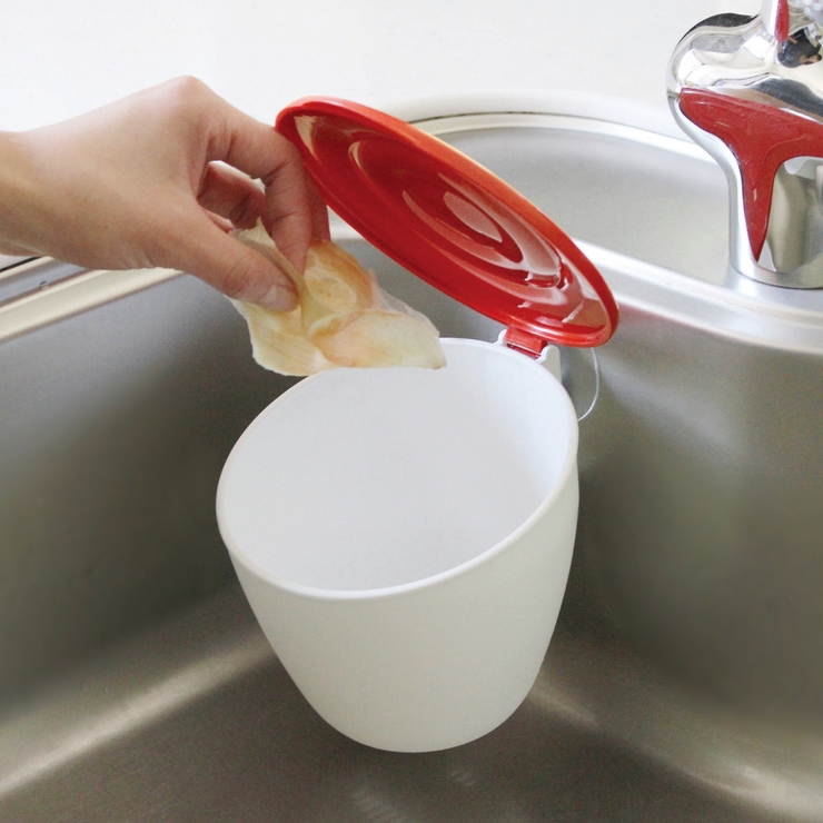 三角コーナー 水切りポット シンクトラッシュ | livingut | 詳細画像6 