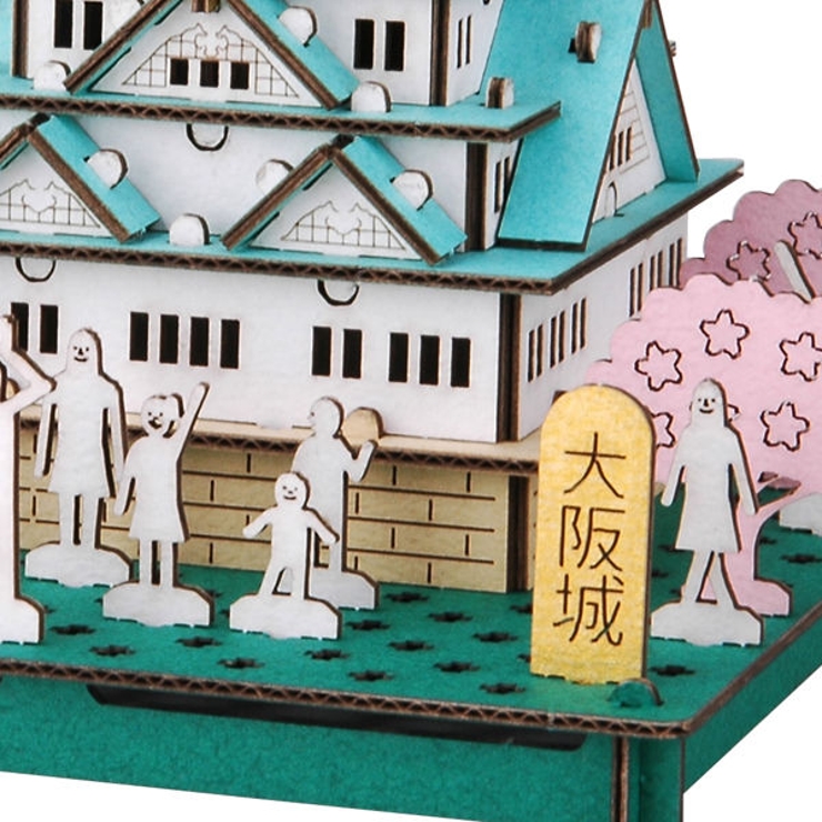 大阪城 パズル 紙製 | livingut | 詳細画像3 