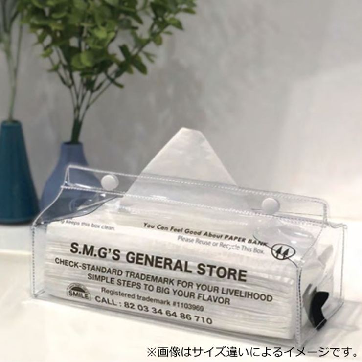ティッシュケース コマーシャル クリア | livingut | 詳細画像3 