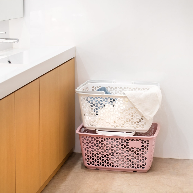 買い物かご ハンドル積み重ねバスケット レジかご | livingut | 詳細画像17 