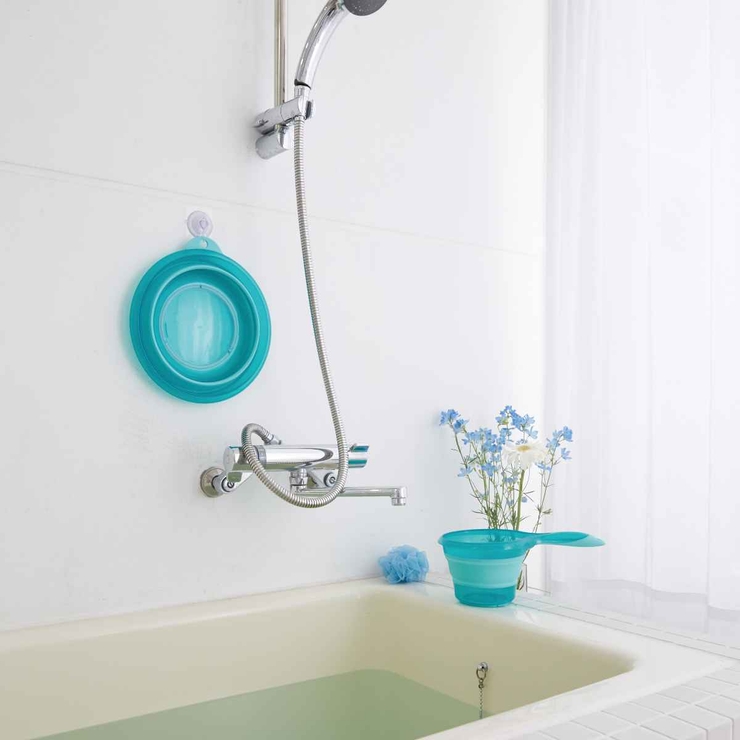 ソフト手おけ 折りたためる手桶 洗面器 | livingut | 詳細画像10 