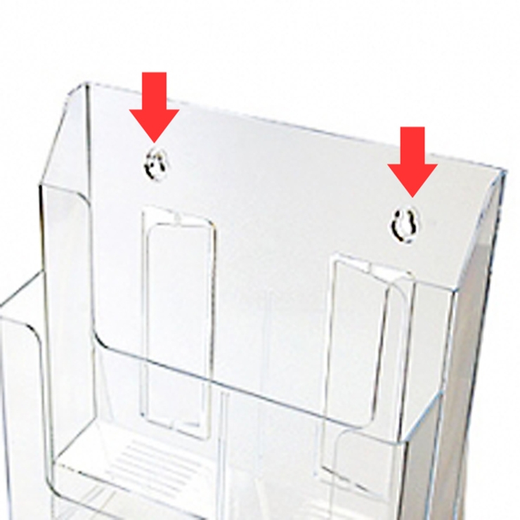 カタログスタンド A4 2段[品番：KRFH0032534]｜livingut