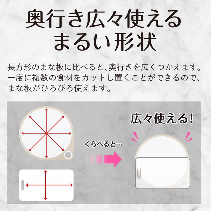 丸いまな板 30cm 耐熱エラストマー | livingut | 詳細画像7 