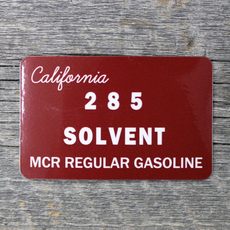 マーキュリーステッカー SOLVENT デザインステッカー | livingut | 詳細画像1 
