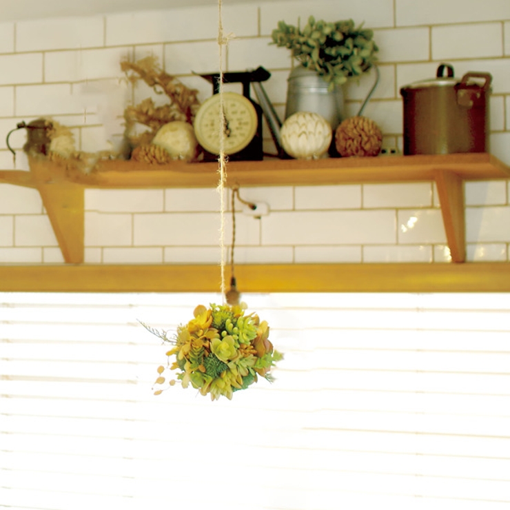 フェイクグリーン ハンギングボール L | livingut | 詳細画像3 