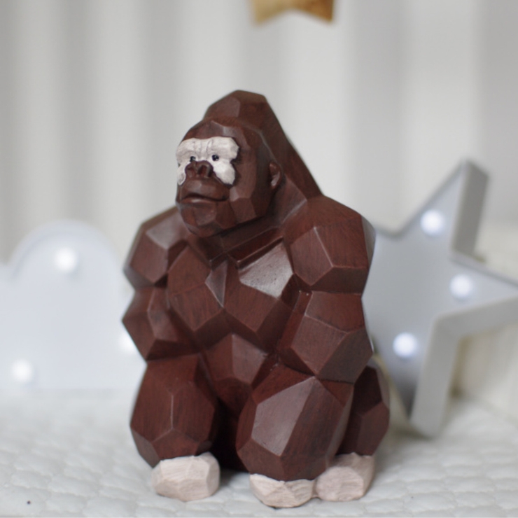 オブジェ スオーラマネーバンク ゴリラ | livingut | 詳細画像4 