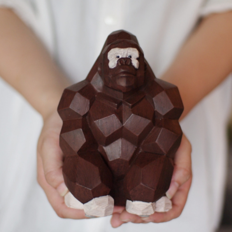 オブジェ スオーラマネーバンク ゴリラ | livingut | 詳細画像9 