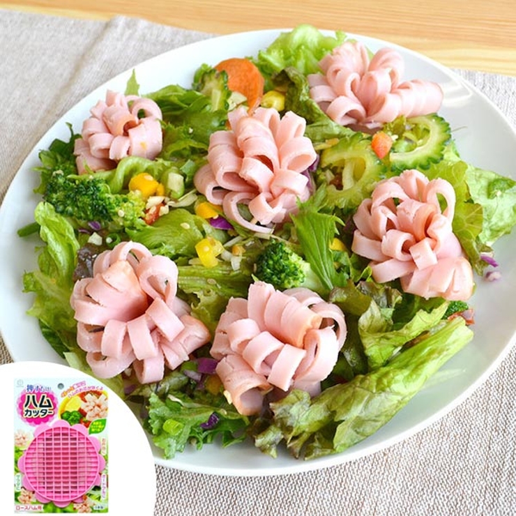 ハムカッター お弁当グッズ 押すだけ！ハムカッター | livingut | 詳細画像1 