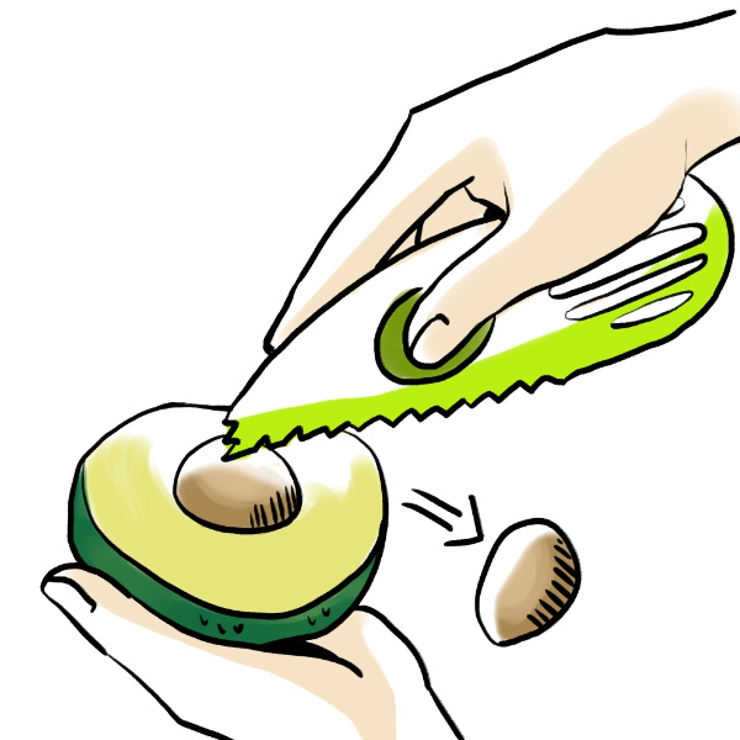 アボカドカッター スライサー アボカド | livingut | 詳細画像4 