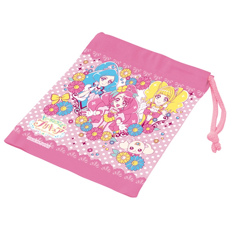 コップ袋 ヒーリングっどプリキュア 巾着[品番：KRFH0036787