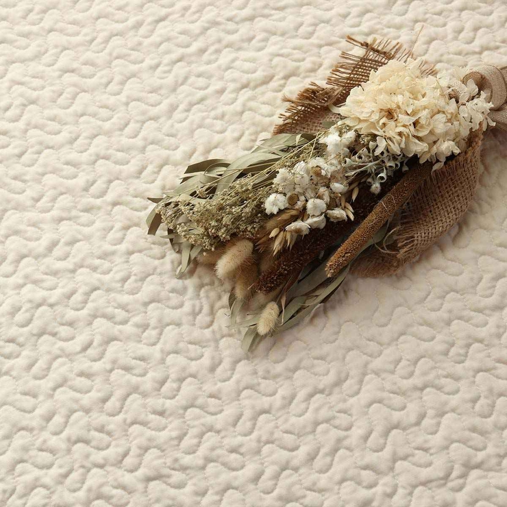 マルチカバー 花柄ウォッシュキルトマルチカバー 190×240cm | livingut | 詳細画像12