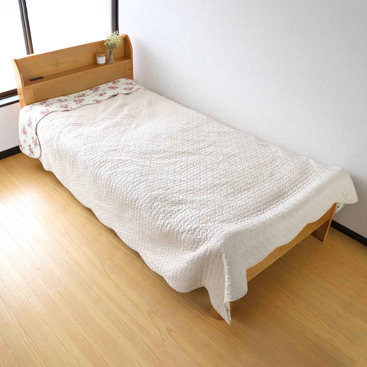 マルチカバー 花柄ウォッシュキルトマルチカバー 190×240cm | livingut | 詳細画像15