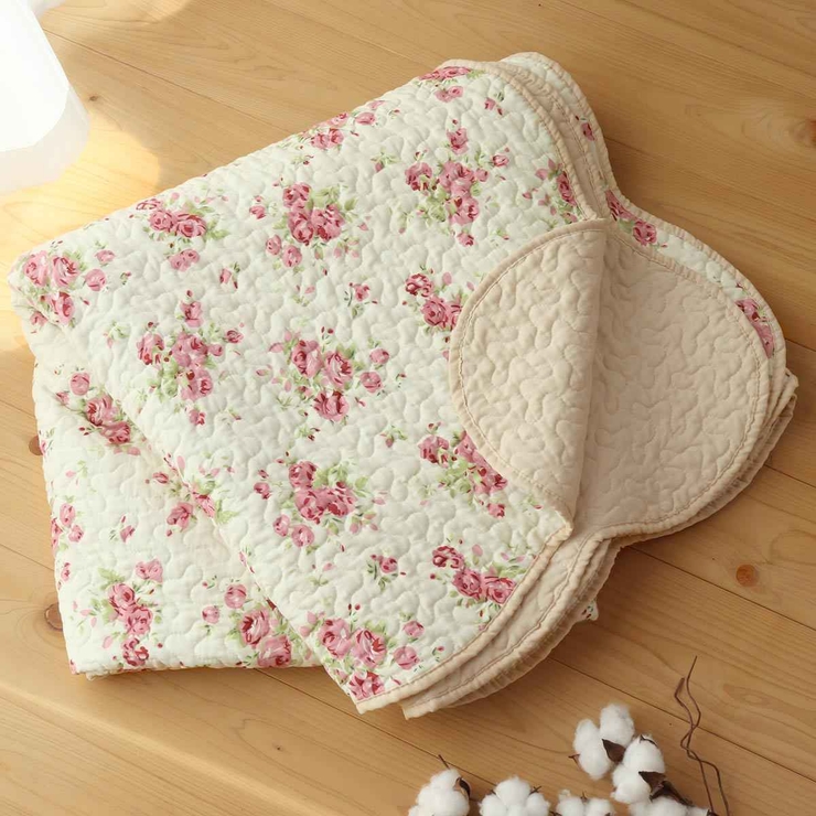 マルチカバー 花柄ウォッシュキルトマルチカバー 190×240cm | livingut | 詳細画像4