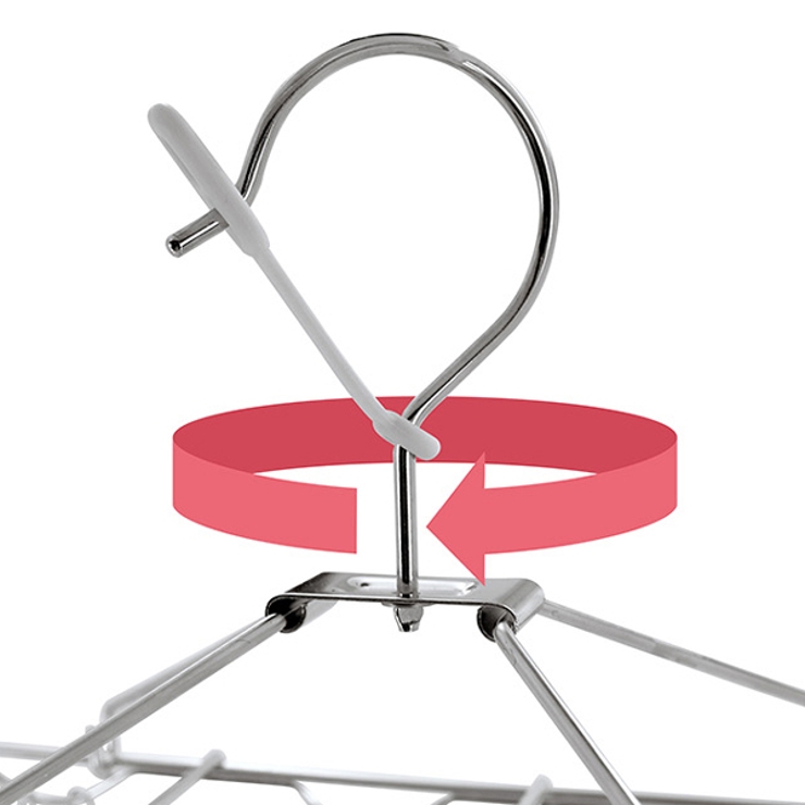 洗濯ハンガー ステンレスハンガー オールステン角ハンガー42 | livingut | 詳細画像4 