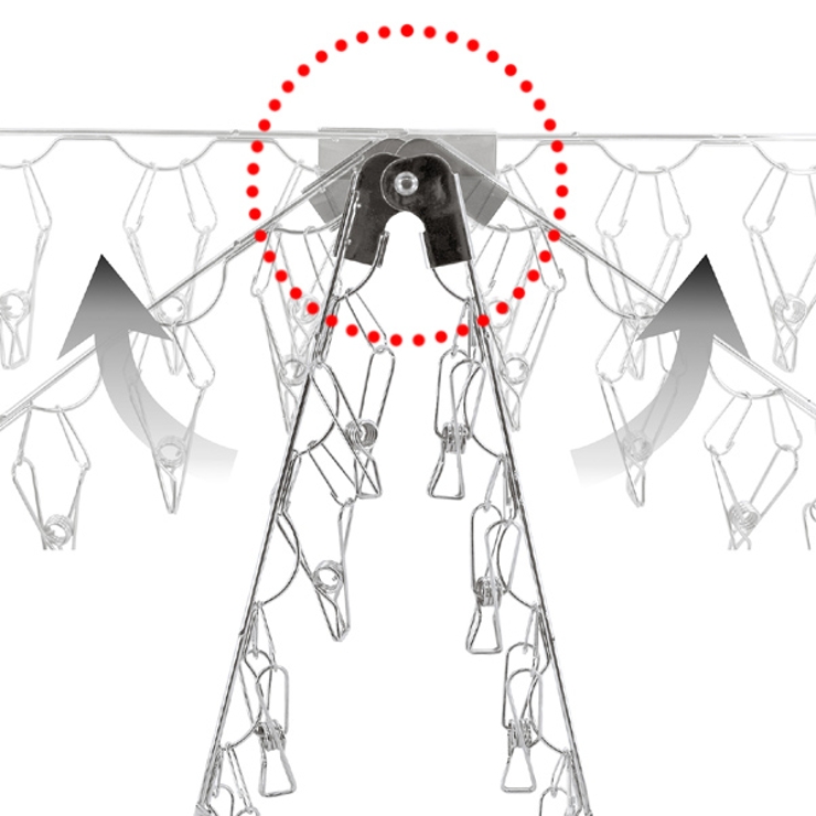洗濯ハンガー ステンレスハンガー オールステン角ハンガー42 | livingut | 詳細画像7 