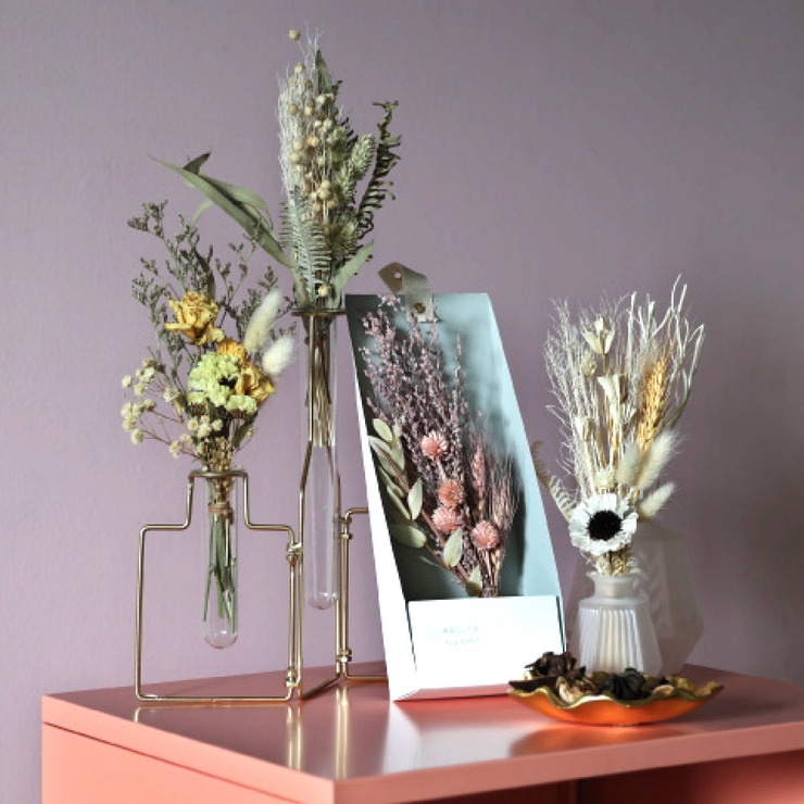 ドライフラワー ベルフルールシュシュ ブーケ | livingut | 詳細画像11 