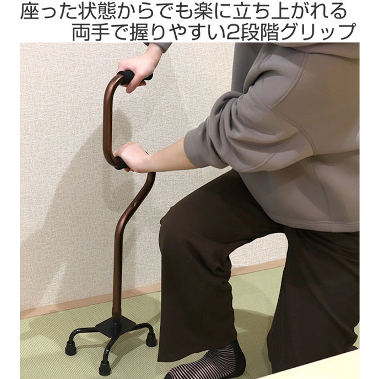 杖 4点杖 自立式[品番：KRFH0002374]｜livingut（リビングート）｜｜Shoplist
