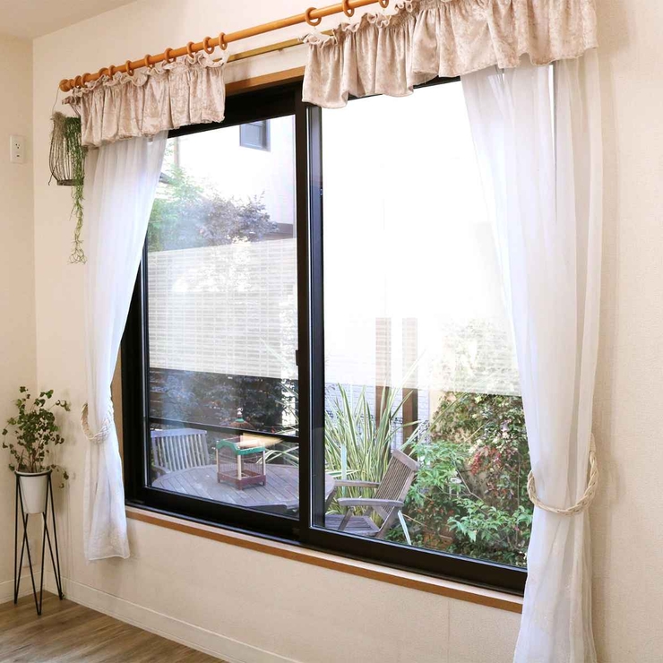 光を和らげるメッシュシート 90cm×46cm 幾何柄 | livingut | 詳細画像2 