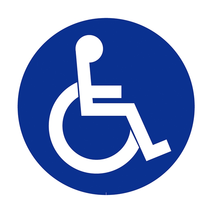 ミニスタンド専用 表示シール 車椅子 | livingut | 詳細画像1 