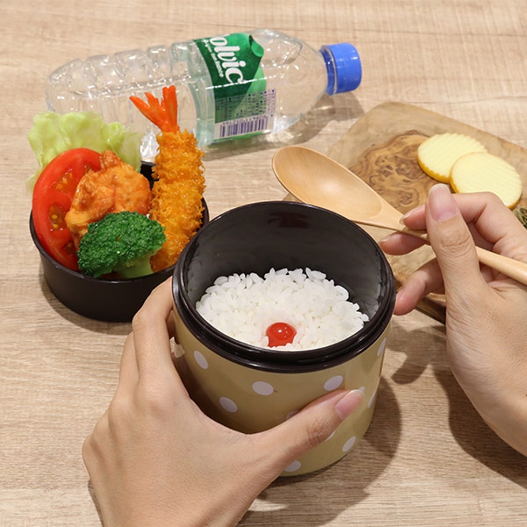 お弁当箱 ダブルウォールランチ ドット | livingut | 詳細画像4 