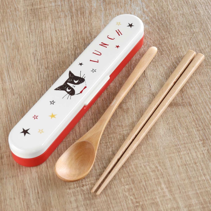 コンビセット ハッピーキャット レッド | livingut | 詳細画像3 