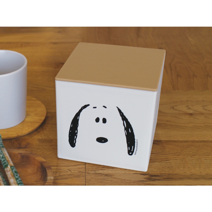 箱型ティッシュケース スヌーピー フタ付 | livingut | 詳細画像5 