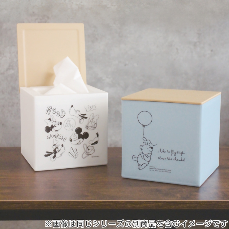 箱型ティッシュケース ミッキーマウス  フタ付[品番：KRFH0029406]｜livingut（リビングート）のファッション通販｜SHOPLIST（ショップリスト）