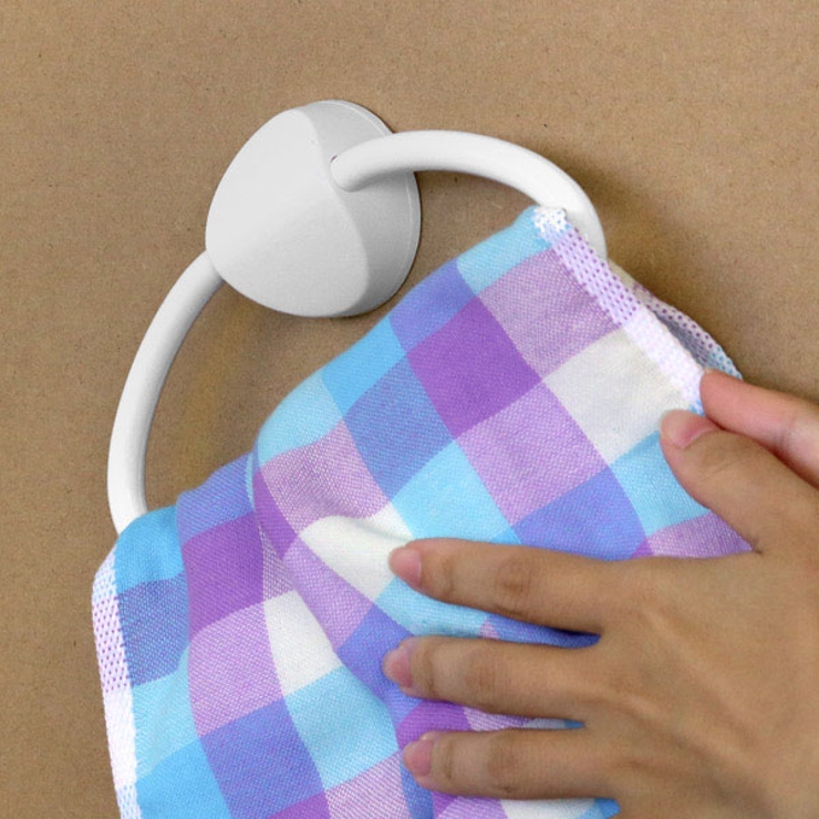 タオルハンガー はってはがせる タオルリング | livingut | 詳細画像3 