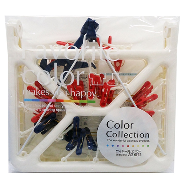 洗濯ハンガー カラーコレクション 32ピンチ | livingut | 詳細画像2 