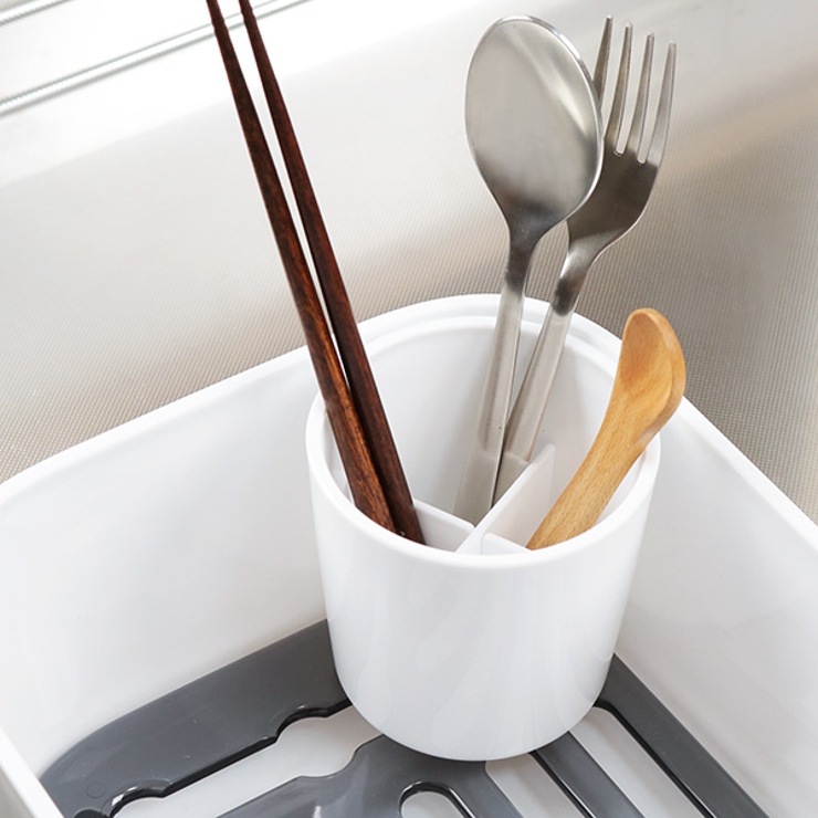 水切りラック 排水ノズル付き ディッシュラック | livingut | 詳細画像5 