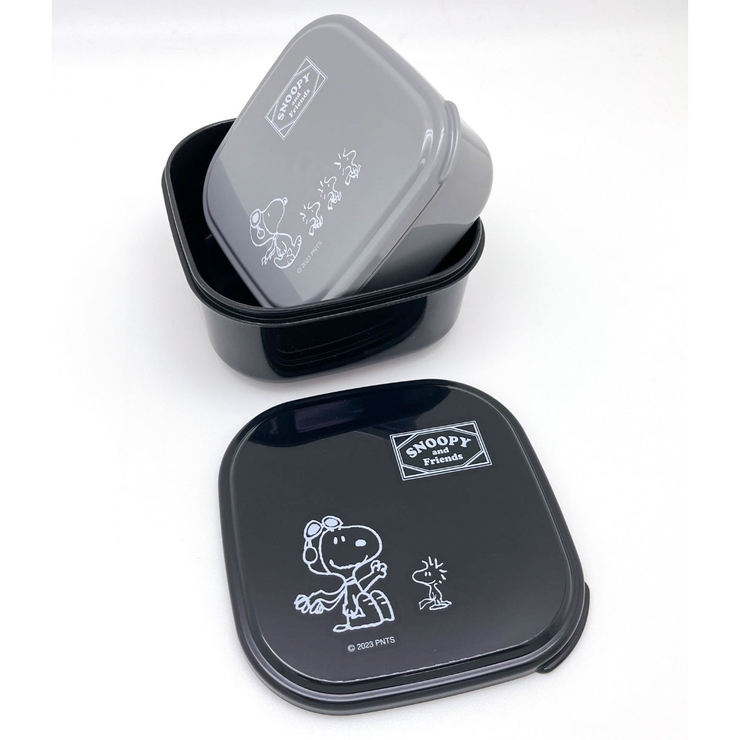 シール容器 2個入り スヌーピーブラック | livingut | 詳細画像2 