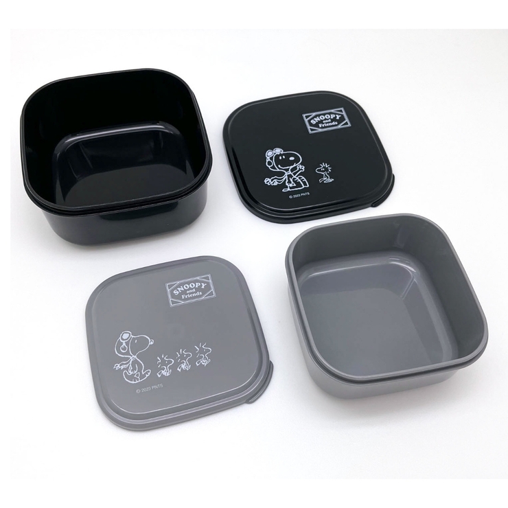 シール容器 2個入り スヌーピーブラック | livingut | 詳細画像4 