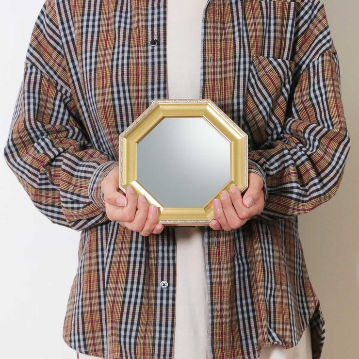 八角ミラー S ウォールミラー | livingut | 詳細画像14 