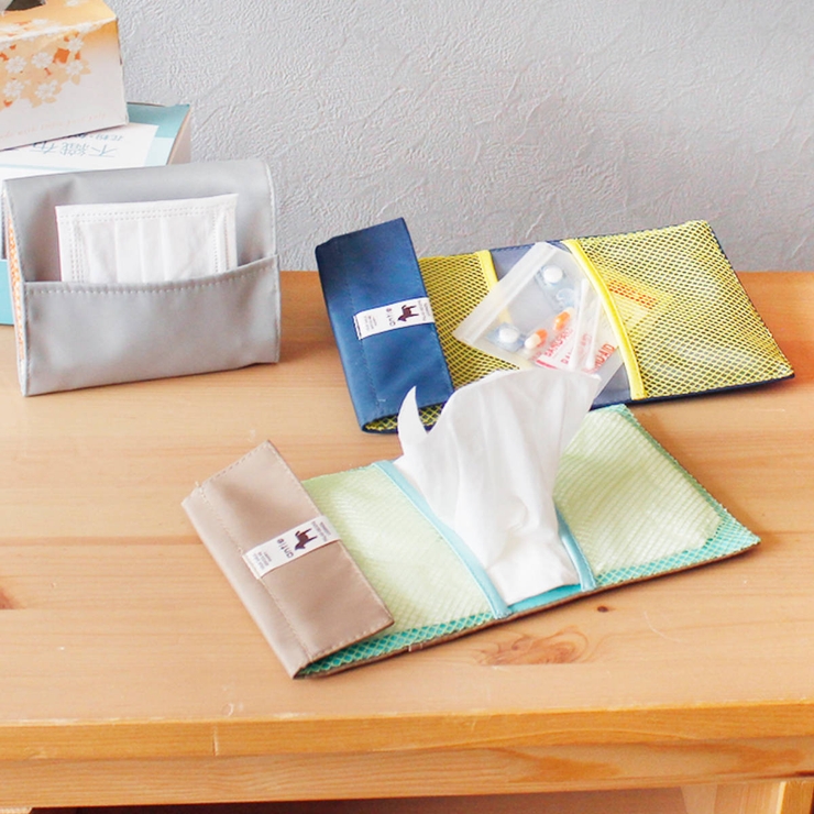 ティッシュポーチ アンティ BOXティッシュ＆マスクポーチ | livingut | 詳細画像11 