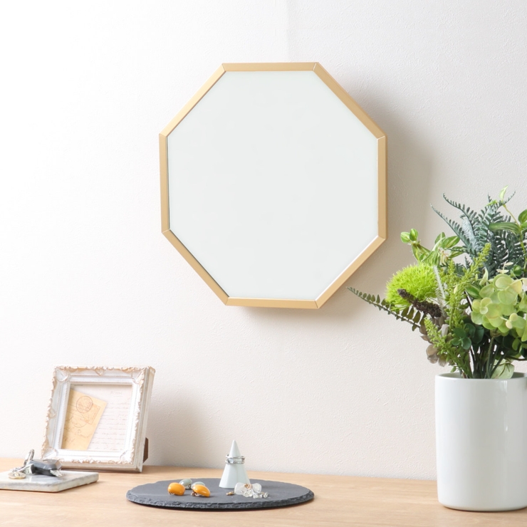 スタンド＆ウォールミラー 八角形ミラー Mサイズ | livingut | 詳細画像18 