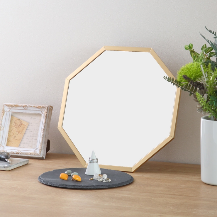 スタンド＆ウォールミラー 八角形ミラー Mサイズ | livingut | 詳細画像20 