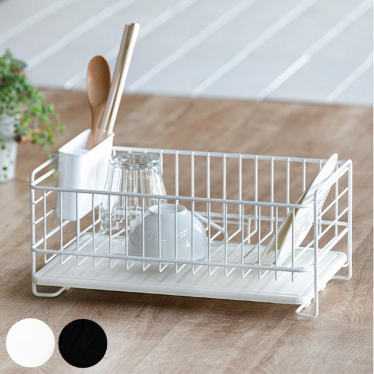 水切りかご スリム 珪藻土プレート[品番：KRFH0008617