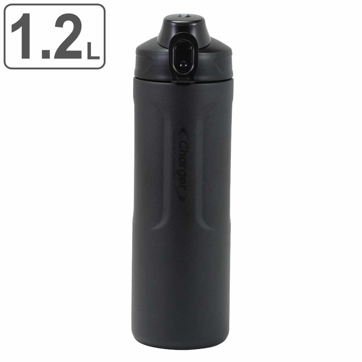 水筒 1200ml 大口径ダイレクトボトル1200ブラック | livingut | 詳細画像1 
