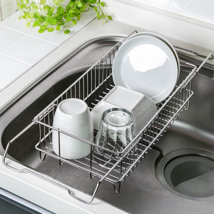 水切りラック シンク渡し式 ステンレス製 | livingut | 詳細画像1 