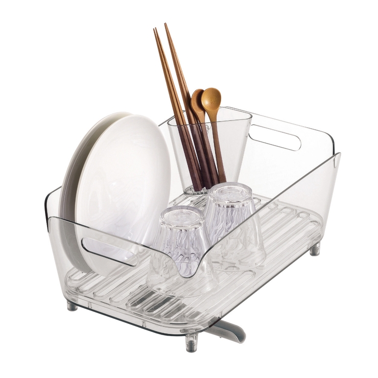 水切りラック アクリア 水切りバスケットセット | livingut | 詳細画像4 