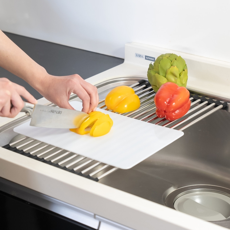 水切りラック アットアクア フォールディングパイプラック | livingut | 詳細画像1 